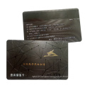 Laser Cut Custom Brand Stainless Steel Black Metal Calling Business ID Cards